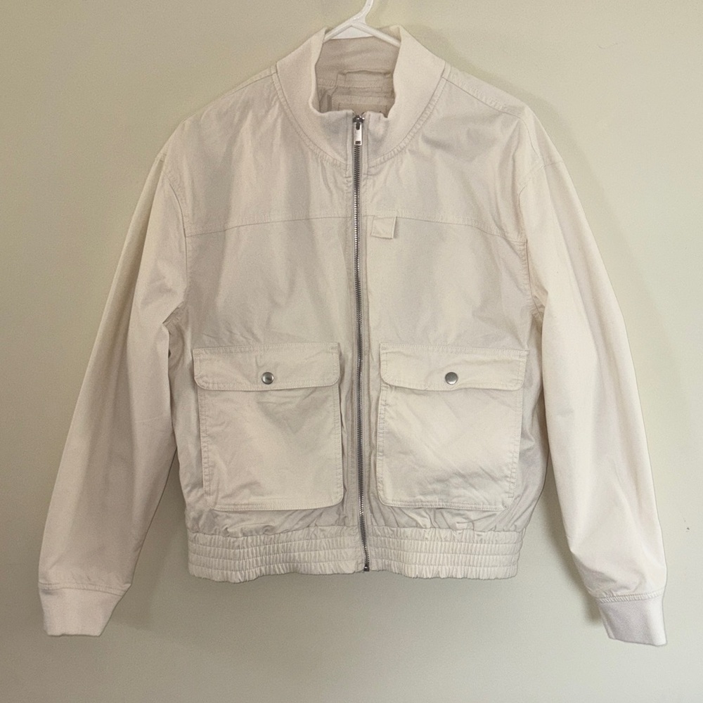 Universal Thread Women's Cream Bomber Jacket
